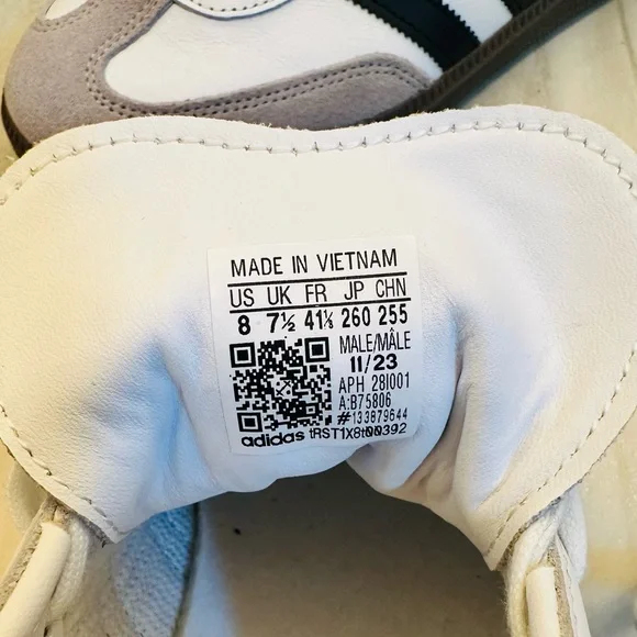 Women’s Adidas Samba’s, new without tags/box, women’s size 9 (men’s 8) - Picture 15 of 15